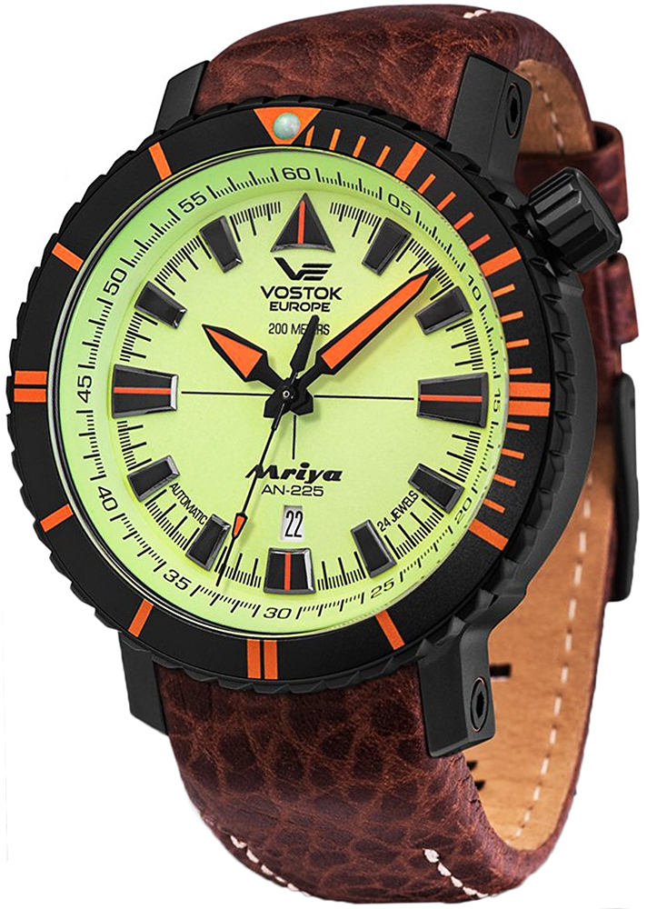 Vostok Europe NH35A-5554234 Mriya Mriya Automatic zegarek męski sportowy mineralne utwardzane - miniatura 5