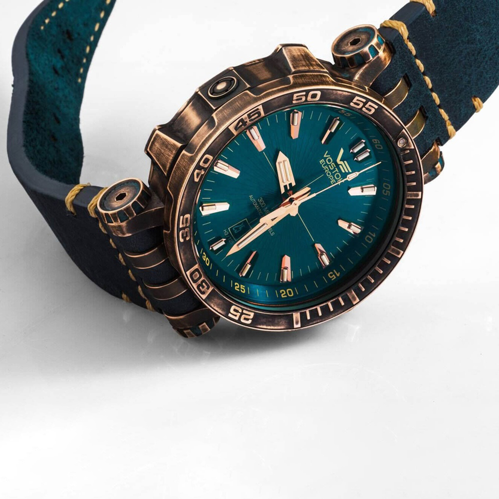 Vostok Europe NH35A-575O286 zegarek męski Energia Rocket brązowy