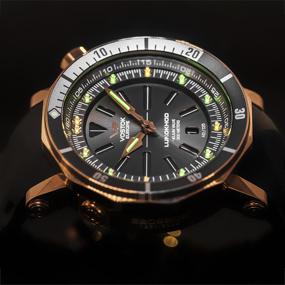 Vostok Europe NH35A-6209209 zegarek męski klasyczny Lunokhod pasek - miniatura 7