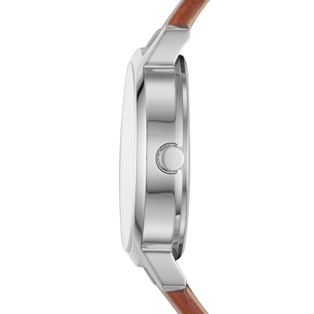 DKNY NY2676 zegarek srebrny klasyczny Pasek pasek - miniatura 5