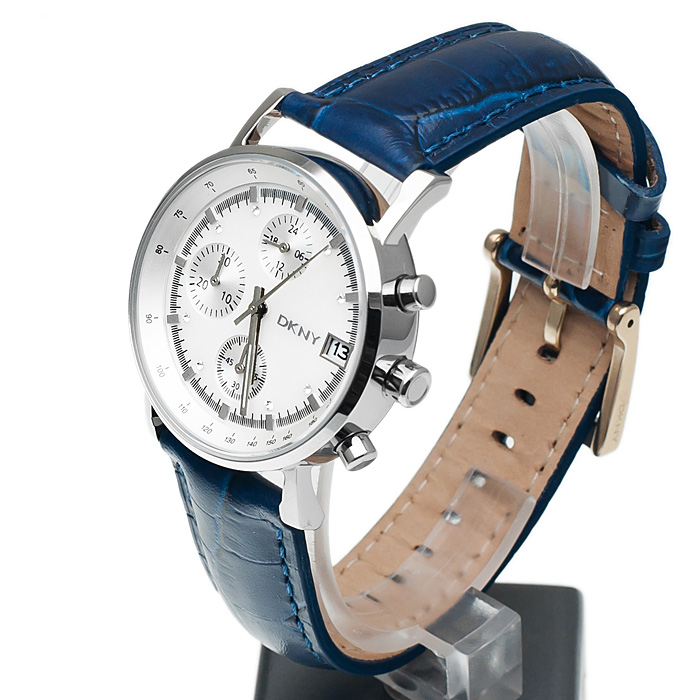 DKNY NY4529 zegarek srebrny fashion/modowy Pasek pasek - miniatura 3