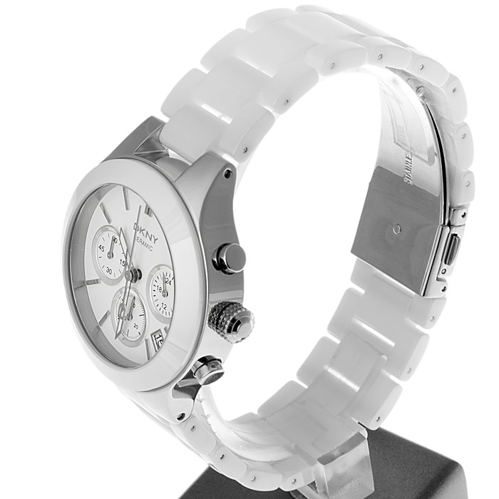 zegarek DKNY NY4912 CHAMBERS damski z chronograf Bransoleta - miniatura 3