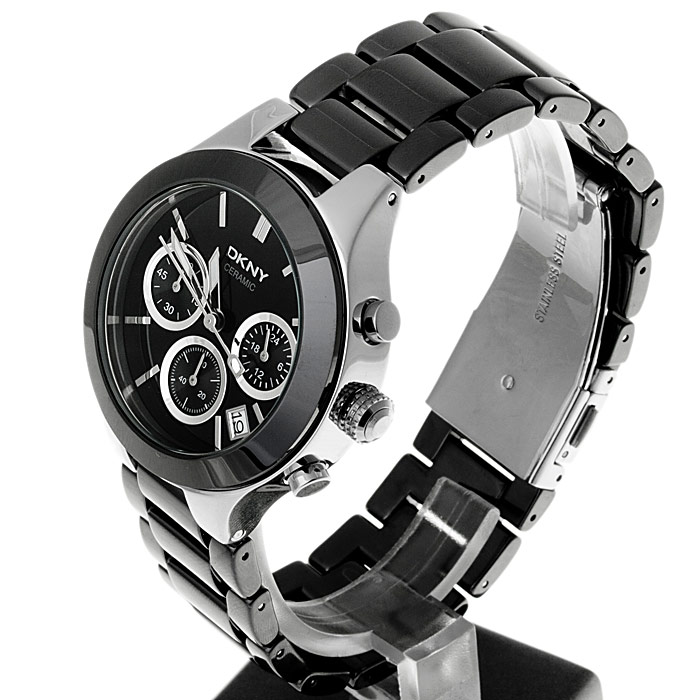 zegarek DKNY NY4914 CHAMBERS damski z chronograf Bransoleta - miniatura 3