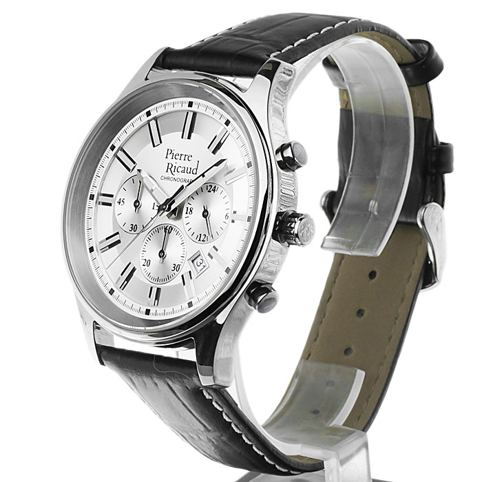 zegarek Pierre Ricaud P11082.5213CH męski z chronograf Pasek - miniatura 3