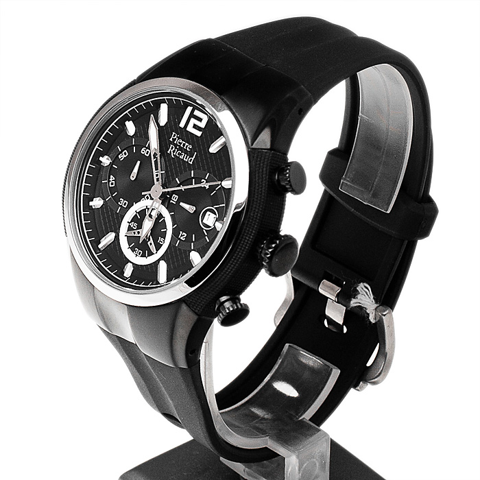 zegarek Pierre Ricaud P12239.5254CH męski z chronograf Pasek - miniatura 3