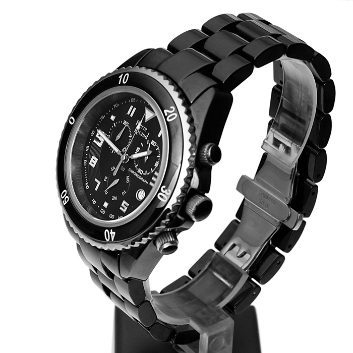 zegarek Pierre Ricaud P2458.E124CH męski z chronograf Bransoleta - miniatura 3