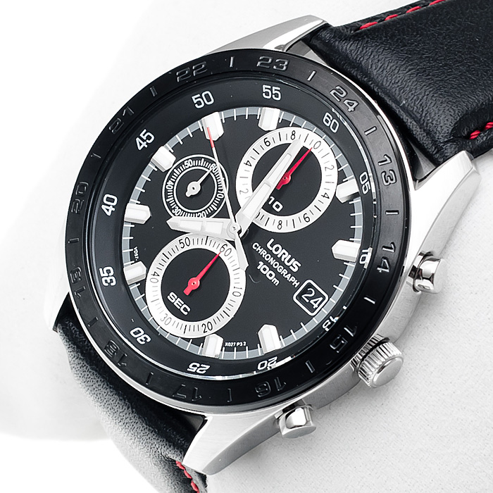zegarek Lorus RM309BX9 męski z chronograf Sportowe - miniatura 3