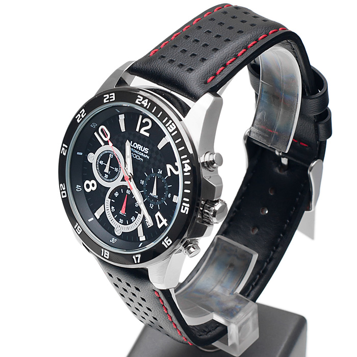 zegarek Lorus RT319AX9 męski z chronograf Sportowe - miniatura 3