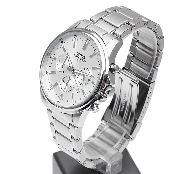 Lorus RT323BX9 zegarek srebrny sportowy Sportowe bransoleta - miniatura 3