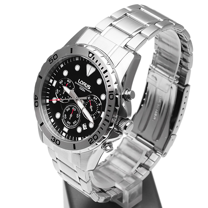zegarek Lorus RT337BX9 męski z chronograf Sportowe - miniatura 3