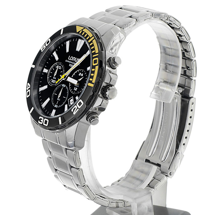 zegarek Lorus RT339CX9 męski z chronograf Sportowe - miniatura 3