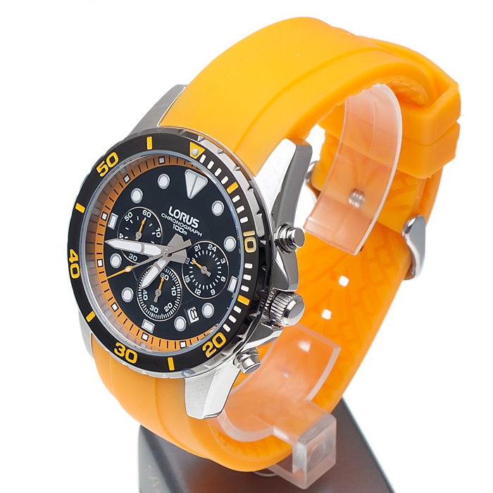 zegarek Lorus RT341BX9 męski z chronograf Sportowe - miniatura 3