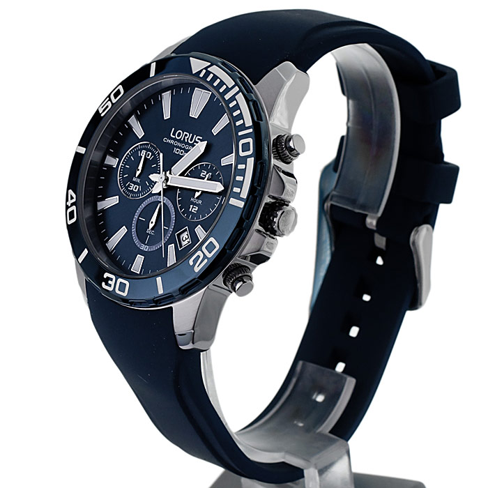 zegarek Lorus RT345CX9 męski z chronograf Sportowe - miniatura 3