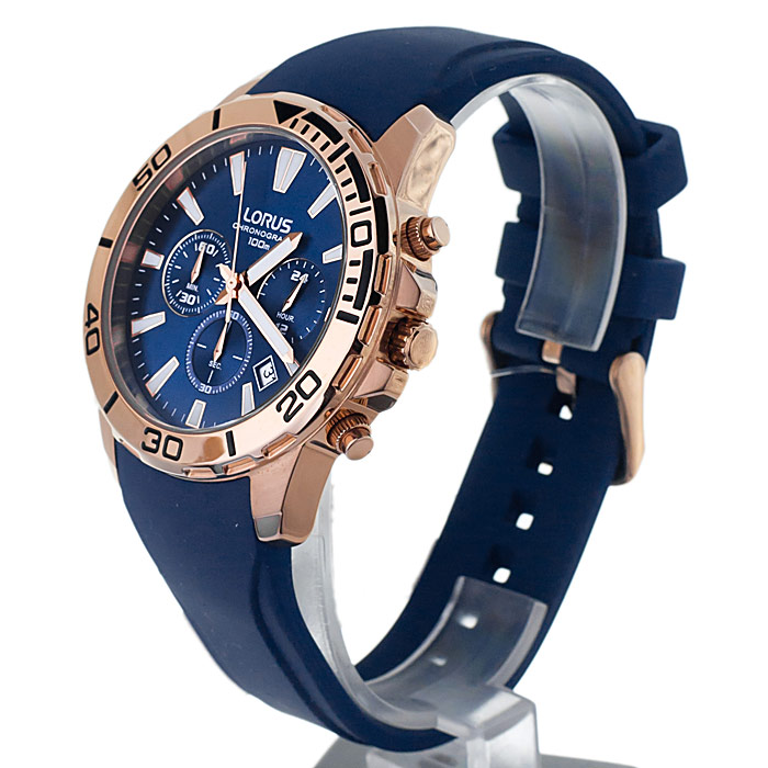 zegarek Lorus RT348CX9 męski z chronograf Sportowe - miniatura 3