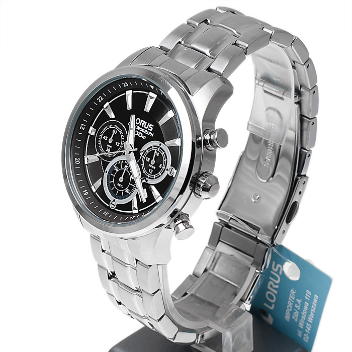 zegarek Lorus RT359AX9 męski z chronograf Sportowe - miniatura 3