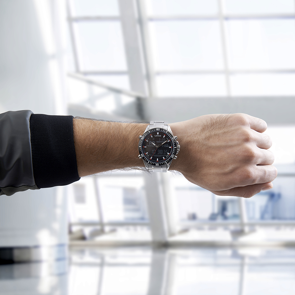 zegarek Lorus RW635AX9 męski z chronograf Sportowe