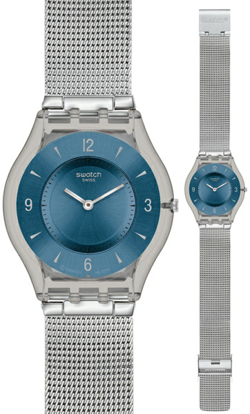 Swatch METAL KNIT BLUE SFM120M