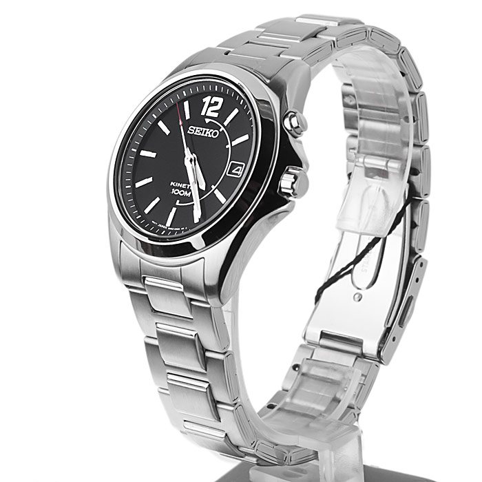 Seiko SKA477P1 męski zegarek Kinetic bransoleta - miniatura 3