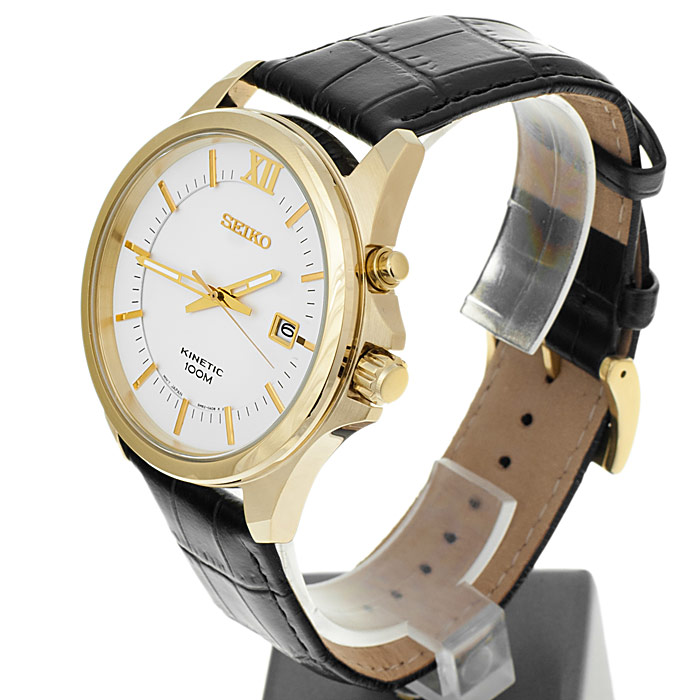 Seiko SKA576P2 męski zegarek Kinetic pasek - miniatura 3