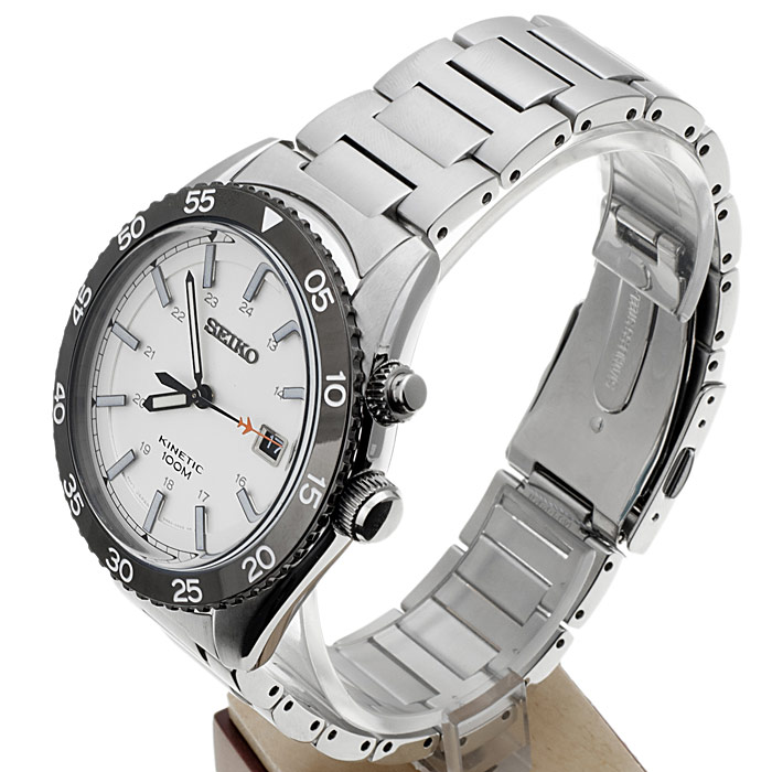 Seiko SKA615P1 męski zegarek Kinetic bransoleta - miniatura 3