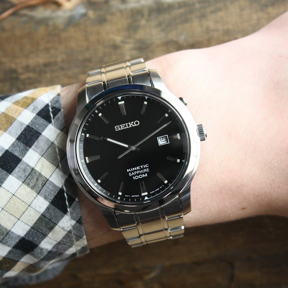 Seiko SKA741P1 zegarek męski Kinetic - miniatura 2