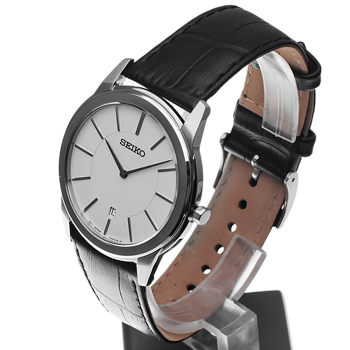 Seiko SKP373P1 męski zegarek Classic pasek - miniatura 3