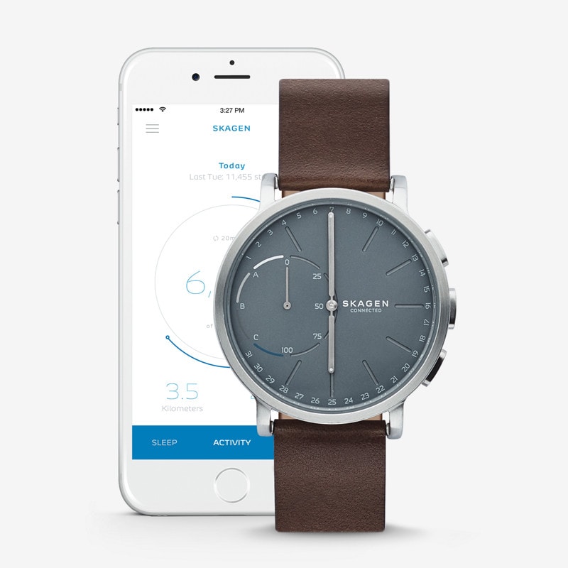 Skagen SKT1110 smartwatch męski klasyczny Connected pasek - miniatura 7
