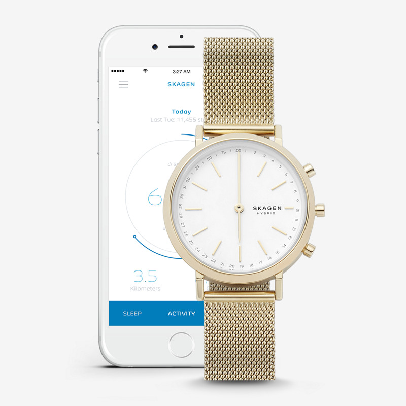 smartwatch Skagen SKT1405 złoty Connected - miniatura 4
