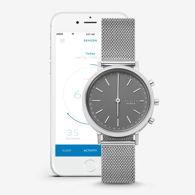 smartwatch Skagen SKT1409 srebrny Connected - miniatura 4