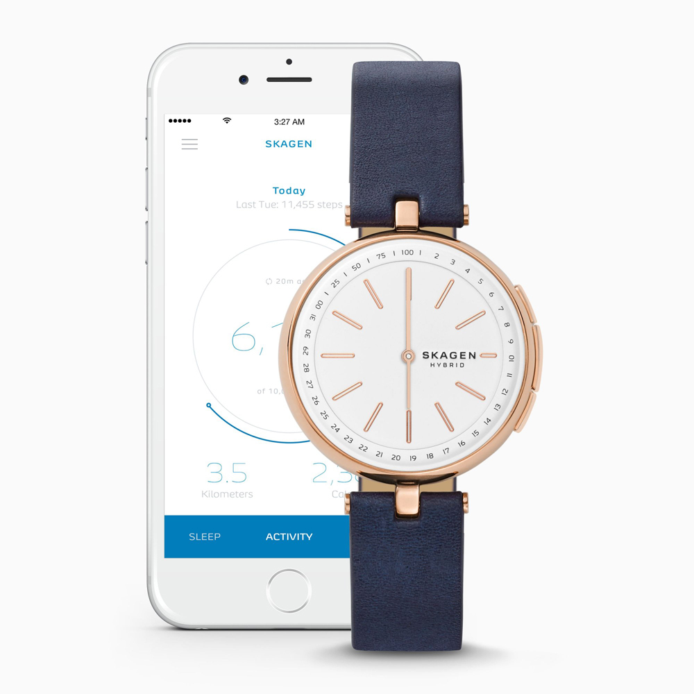 smartwatch Skagen SKT1412 różowe złoto Connected - miniatura 4