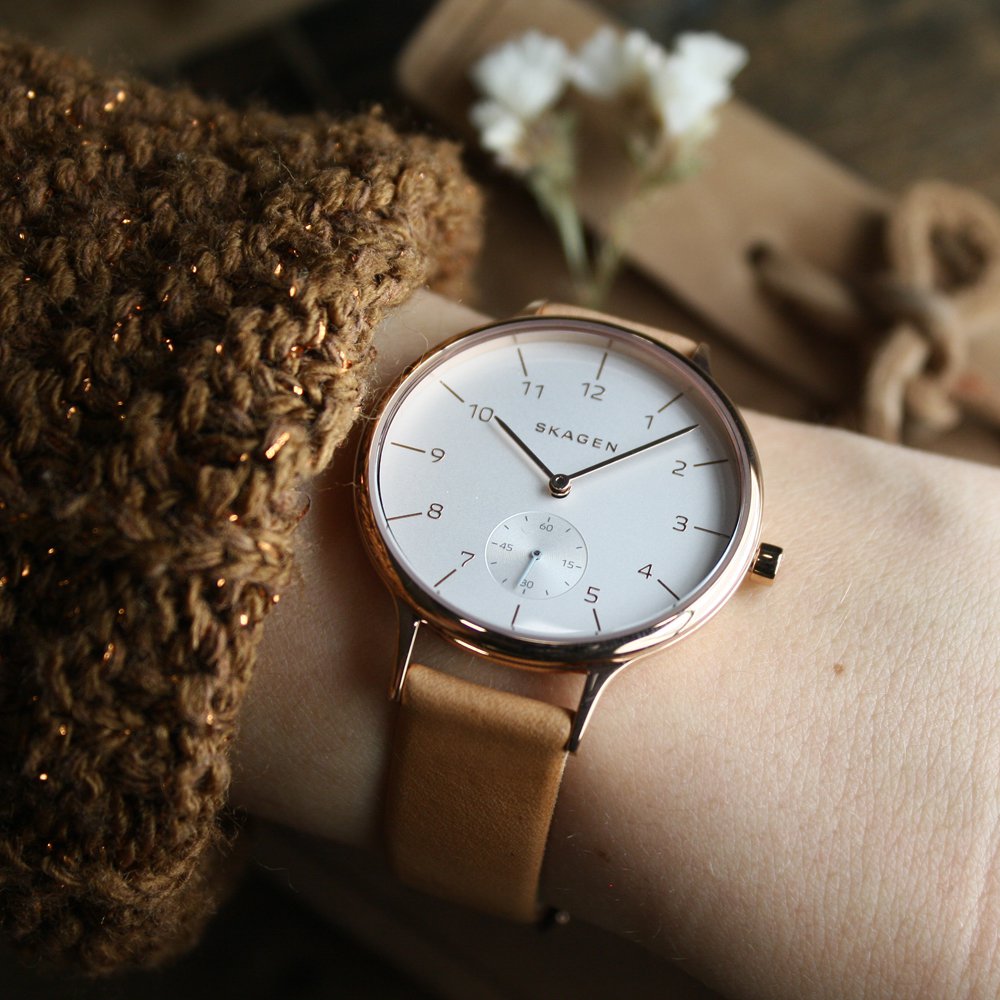 zegarek Skagen SKW2405 różowe złoto Anita - miniatura 7