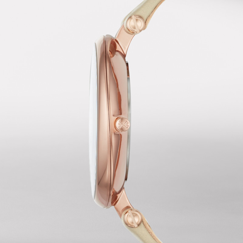 Skagen SKW2484 zegarek różowe złoto klasyczny Tanja pasek - miniatura 5