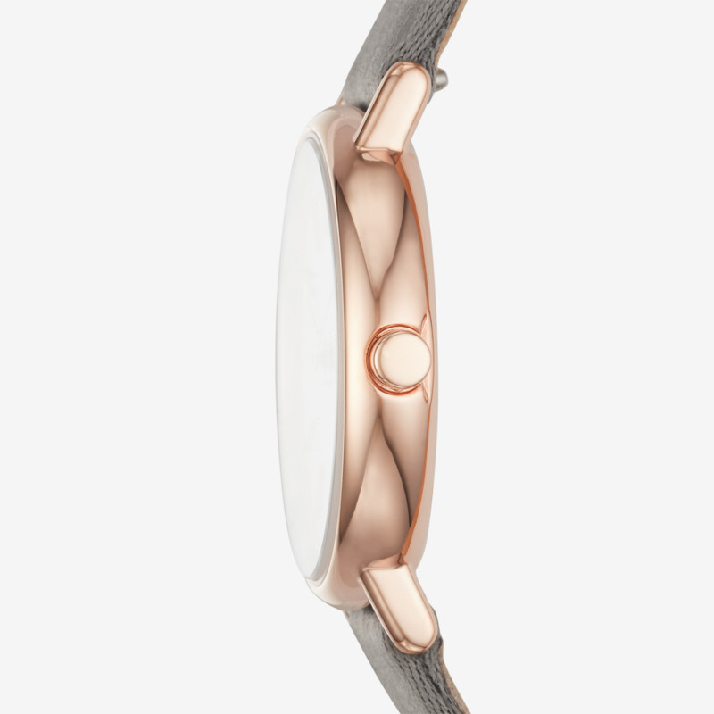 Skagen SKW2697 zegarek różowe złoto klasyczny Signatur pasek - miniatura 5