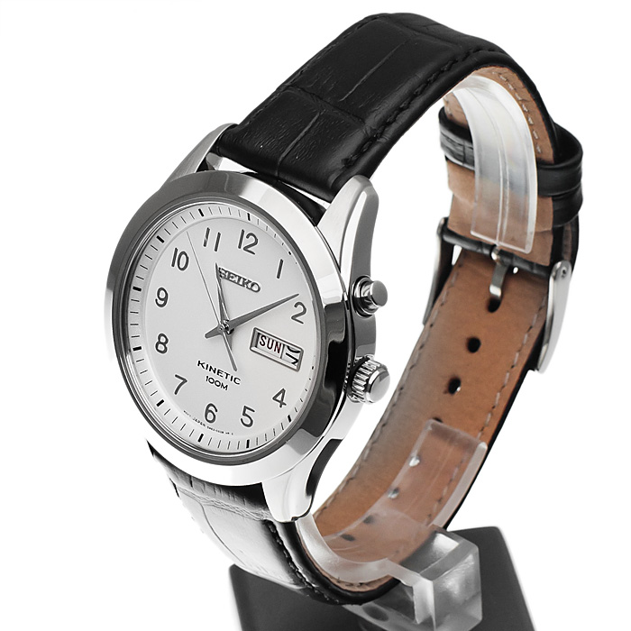 Seiko SMY109P1 męski zegarek Kinetic pasek - miniatura 3