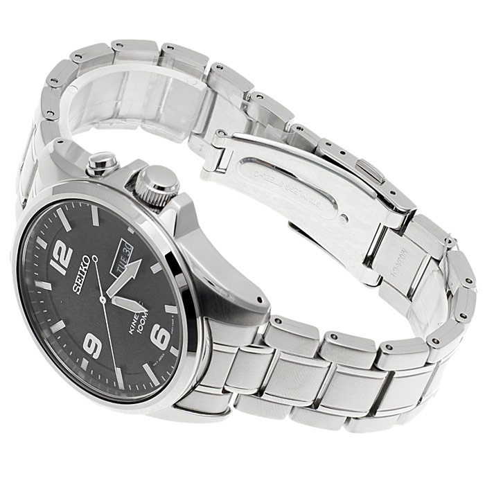 zegarek Seiko SMY137P1 srebrny Kinetic - miniatura 4
