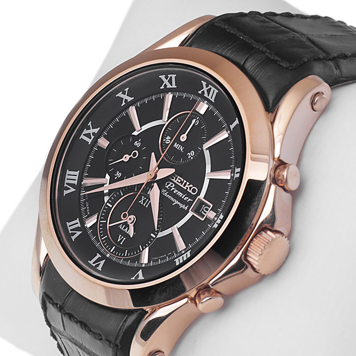 Seiko SNAF24P1 zegarek męski Premier - miniatura 2