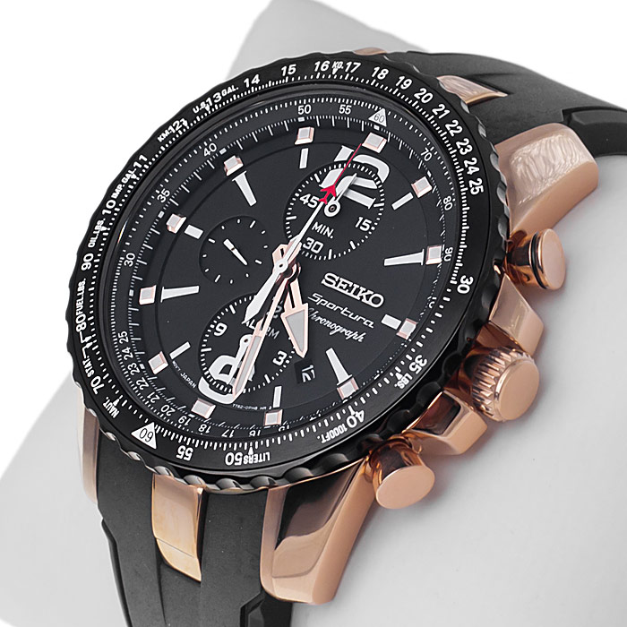 Seiko SNAF28P1 zegarek męski Sportura - miniatura 2