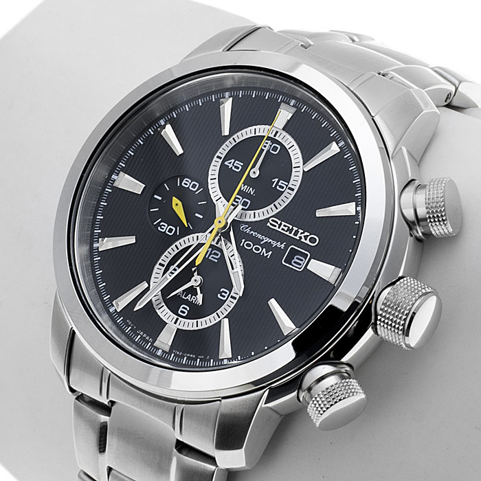 Seiko SNAF45P1 zegarek męski Chronograph - miniatura 2