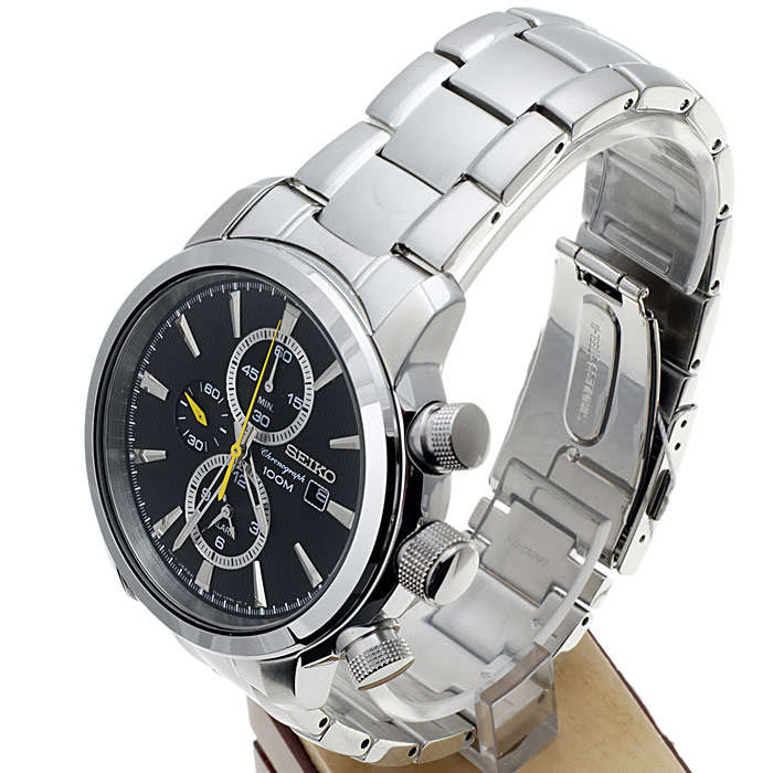 zegarek Seiko SNAF45P1 męski z chronograf Chronograph - miniatura 3