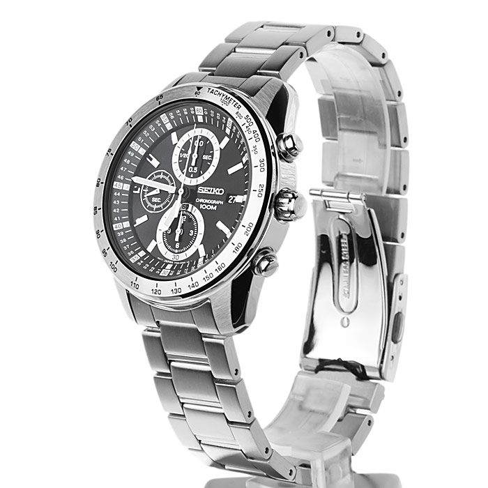 Seiko SNDB53P1 męski zegarek Chronograph bransoleta - miniatura 3