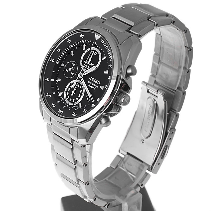zegarek Seiko SNDD63P1 męski z tachometr Chronograph - miniatura 3