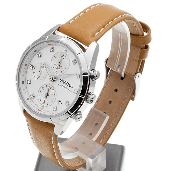 zegarek Seiko SNDX45P1 damski z chronograf Chronograph - miniatura 3
