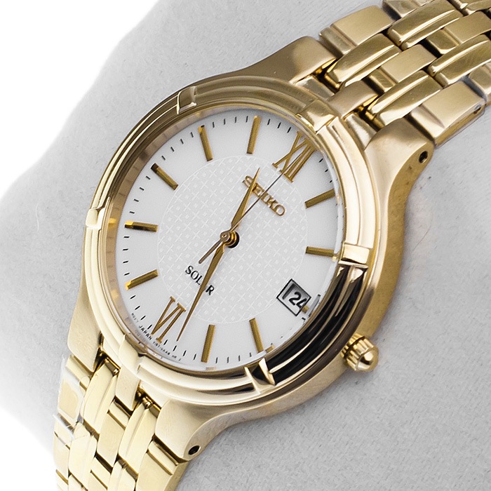Seiko SNE030P1 zegarek męski Solar - miniatura 2