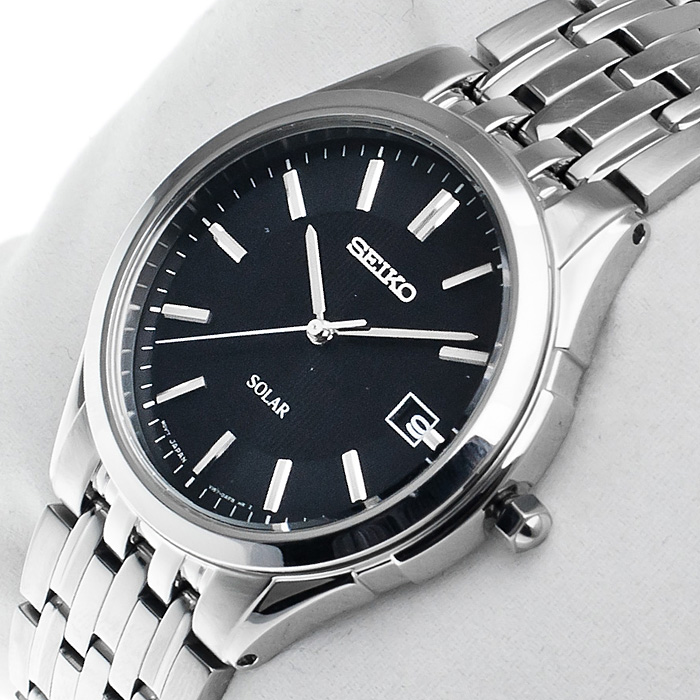 Seiko SNE127P1 zegarek męski Solar - miniatura 2