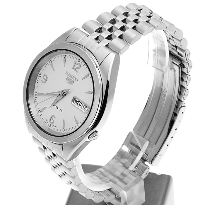 Seiko SNK131K1 męski zegarek Automatic bransoleta - miniatura 3