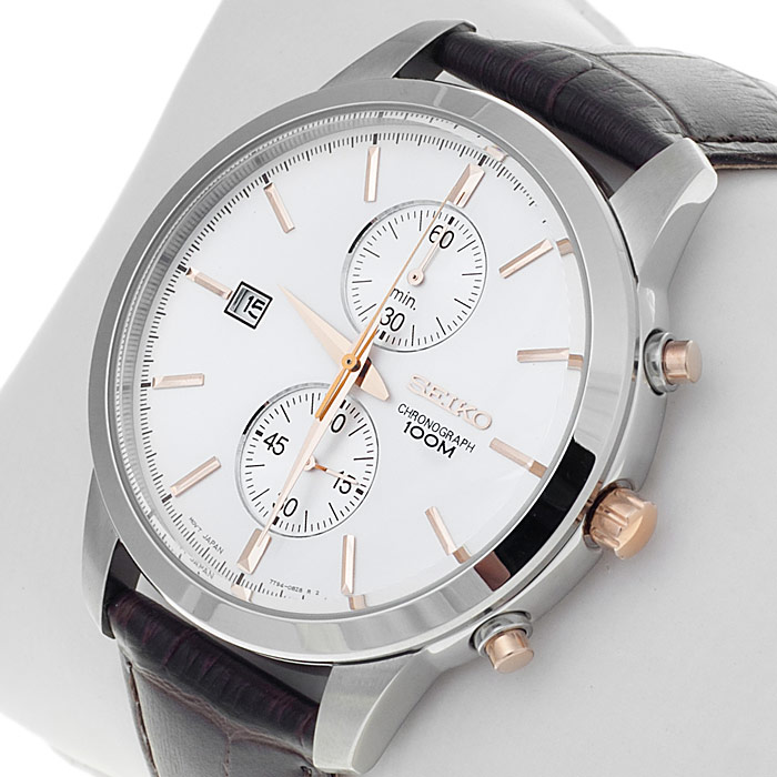 Seiko SNN277P1 zegarek męski Chronograph - miniatura 2