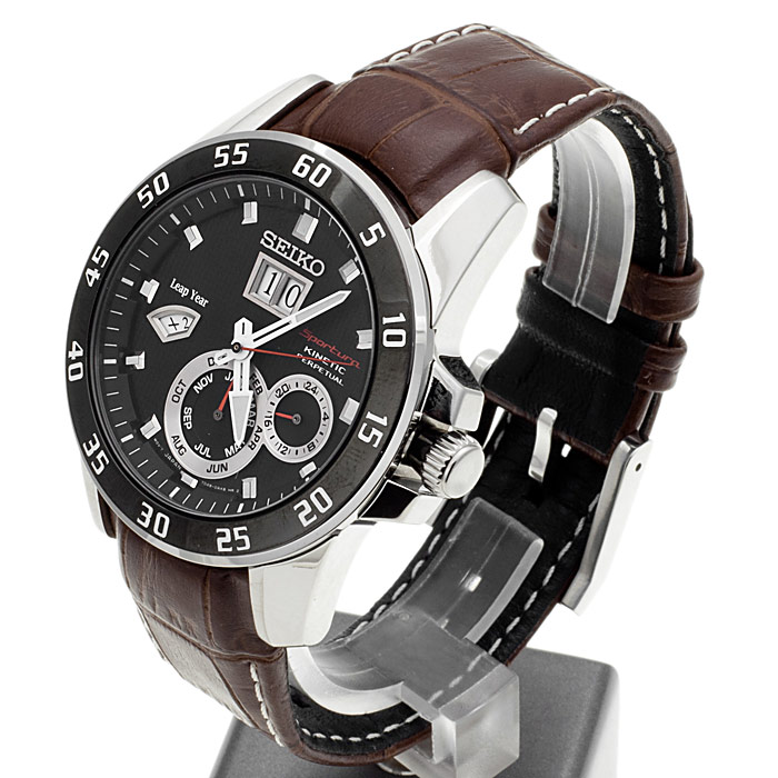 Seiko SNP055P2 męski zegarek Sportura pasek - miniatura 3