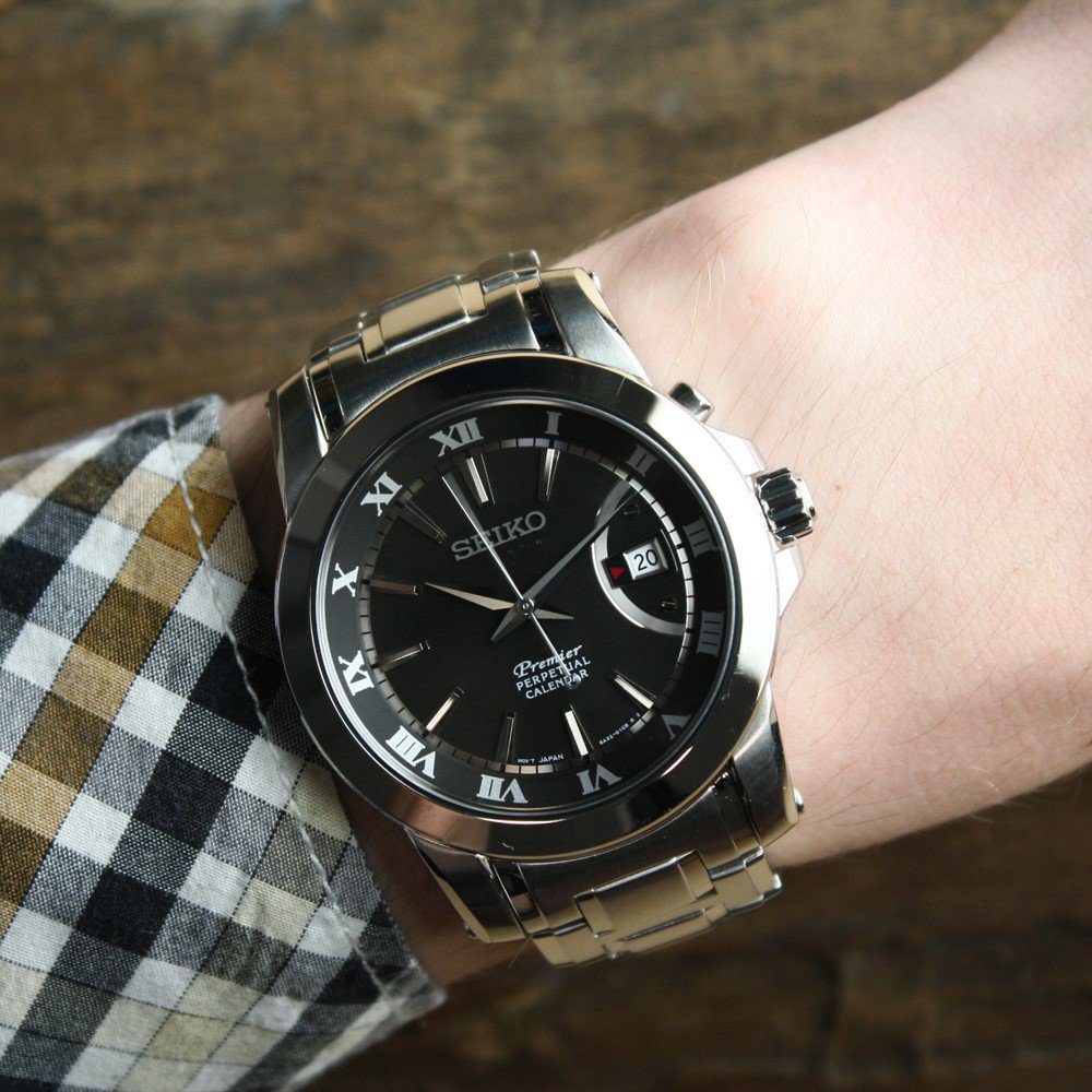 Seiko SNQ141P1 zegarek męski Premier - miniatura 2