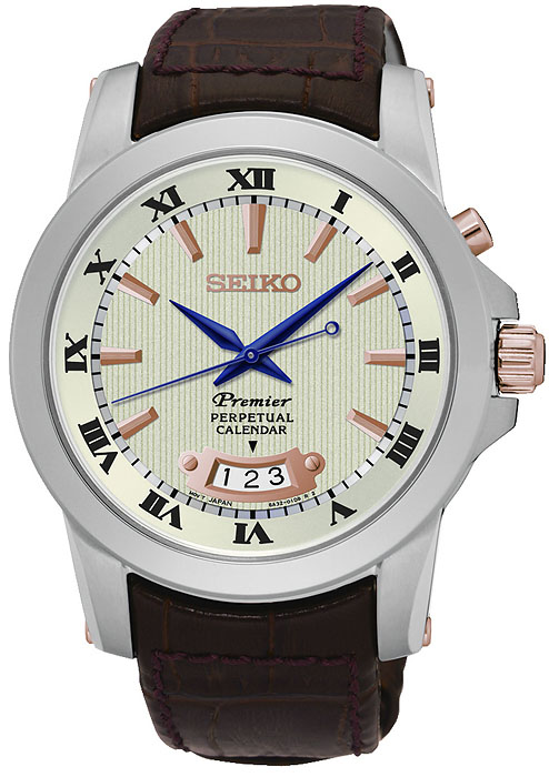 Seiko Perpetual Calendar Quartz 100m Classic Sapphire SNQ150P1
