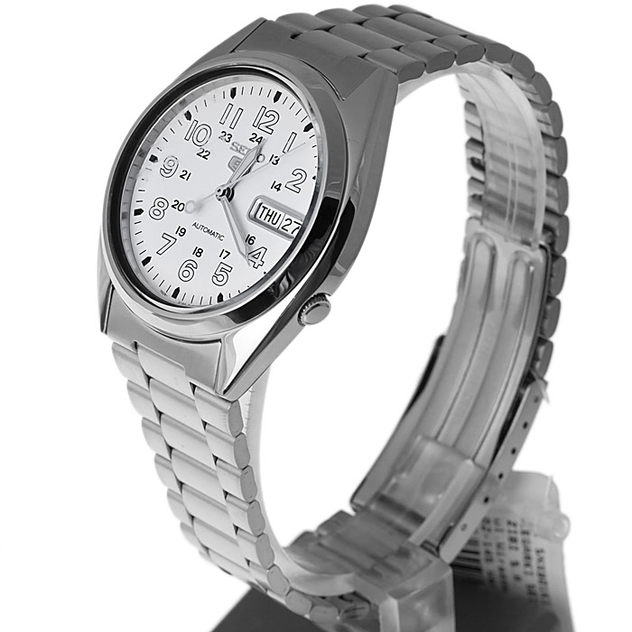 Seiko SNX801K1 męski zegarek Automatic bransoleta - miniatura 3